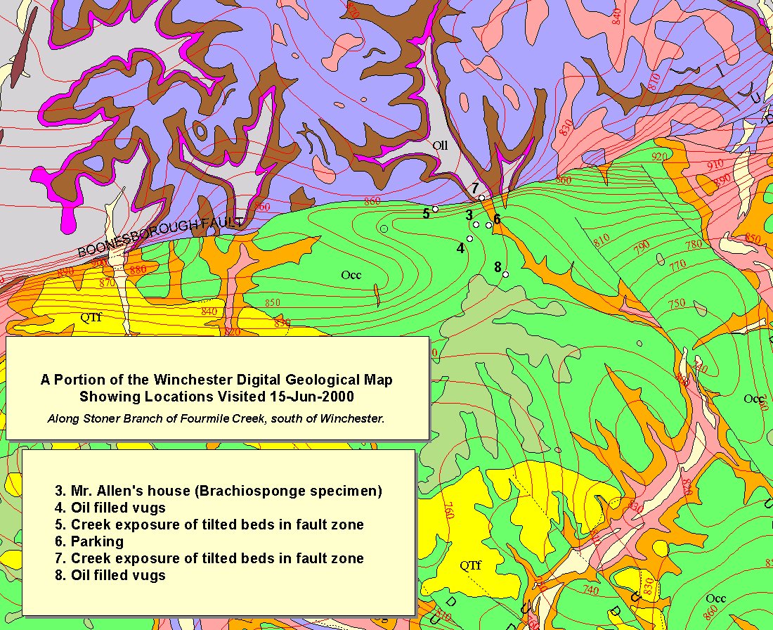 Tectonic Dolomites Kentucky River Fault Zone Field Trip 14 Jun 2000 Kentucky Geological Survey 7877