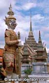 Thai guardian statue