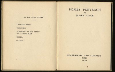 James Joyce, Pomes Penyeach