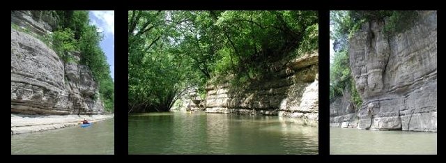 Exposures of High Bridge along Kentucky River