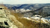 View of Cumberland Escarpment at Big Hill from Indian Fort Mountain