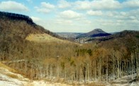 View of Pilot Knob from Big Hill