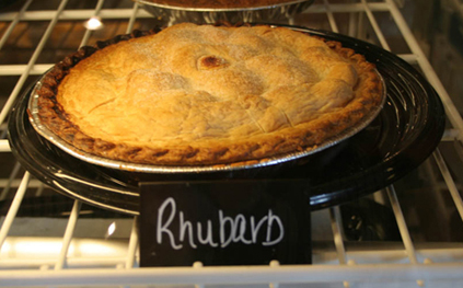 Rhubarb pie - a value-added product