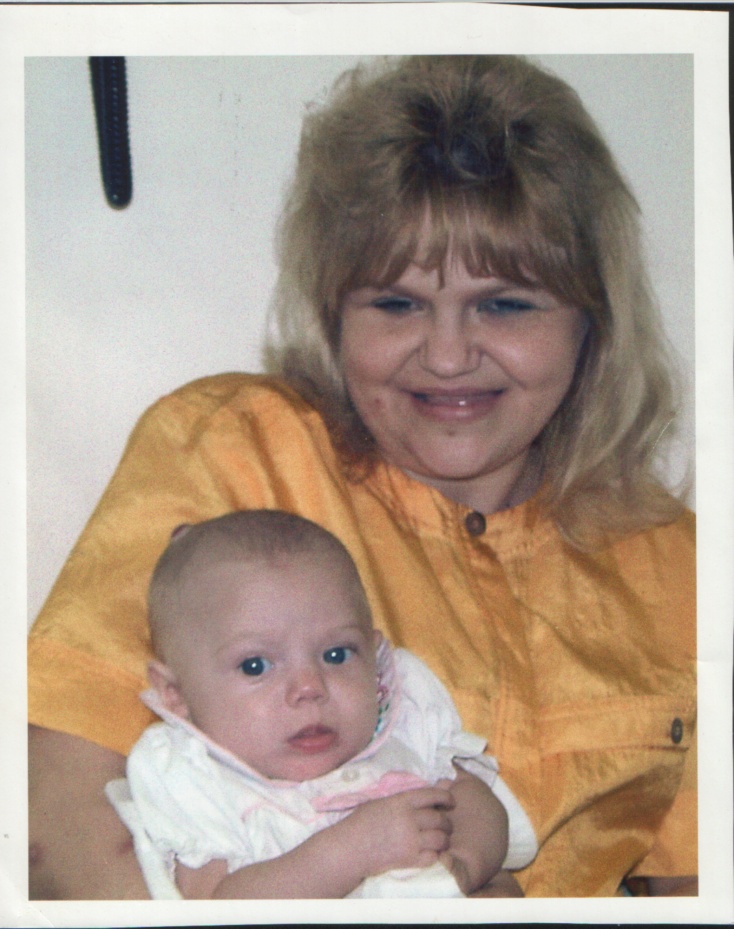 Cindy showing Delaney to Dr. Ranjan (April 2000)