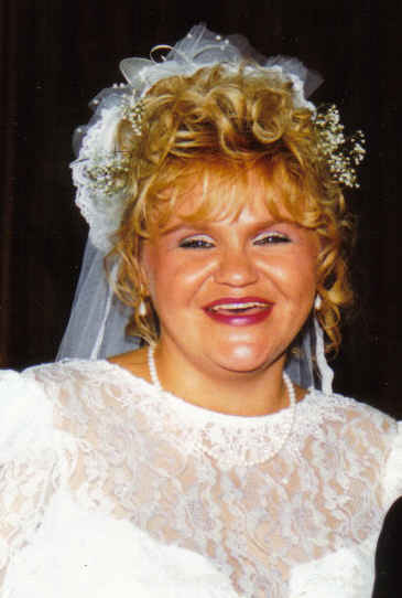 Cindy at her wedding in Sept of 1999